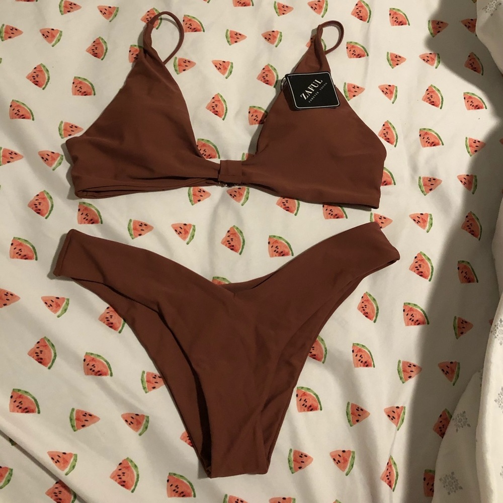 Zaful Tan/Nude/Brown Bikini